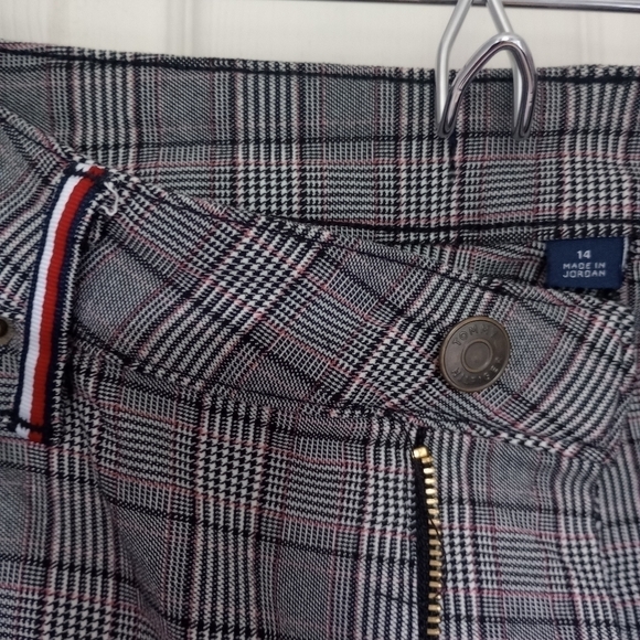 Like New! - Size 14 Tommy Hilfiger Houndstooth Cropped Dress Pants - Picture 4 of 8